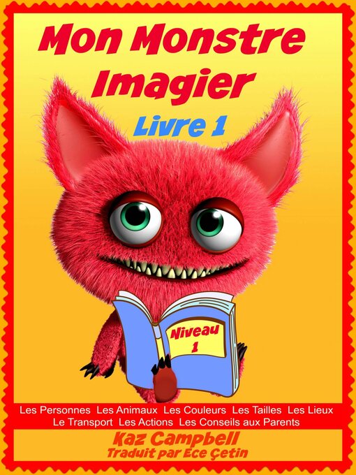 Title details for Mon Monstre--Imagier--Niveau 1 Livre 1 by Kaz Campbell - Available